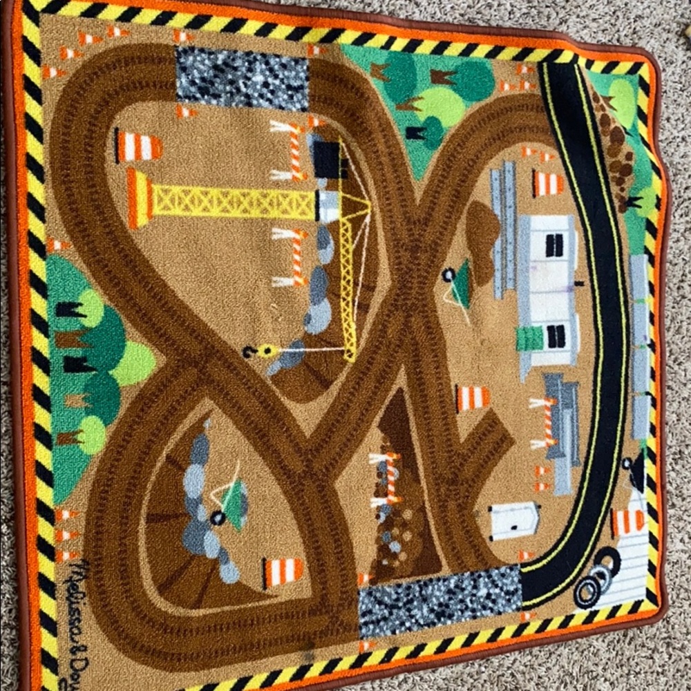 Kids boy play toy rug for toddlers